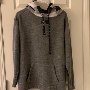 VS PINK Sherpa lined hooded sweatshirt